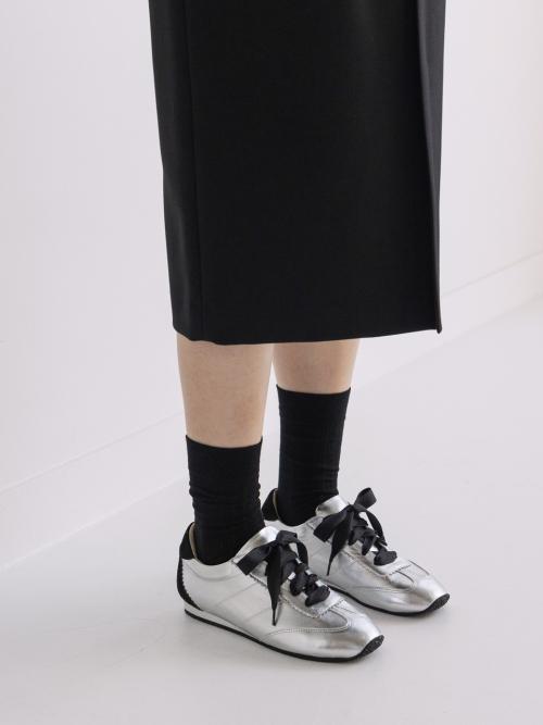 [Judar] Suede Combi Sneakers Silver jd1948 225