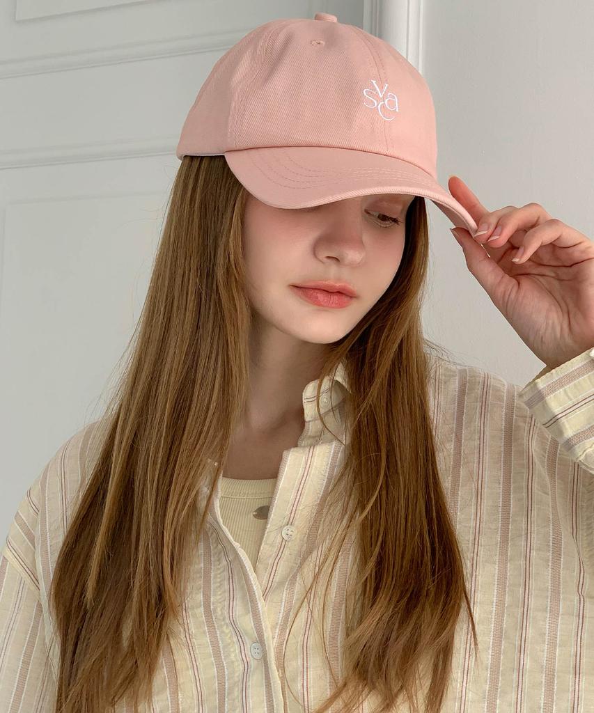 Baseukala Vasc Logo Stitch Embroidered Ball Cap Pink