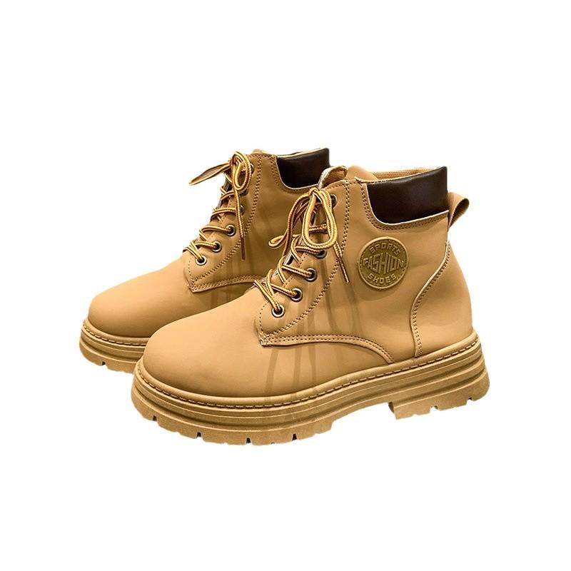 Shoes Tooling Rhubarb Boots 2025 Autumn New Fashion Martin Boots Locomotive Boots