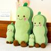 Vegetable Pea Cucumber Long Pillow Plush Toy Kids Sleep Companion Gift For Children