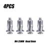 4PCS M4 M5 M6 M8 Petal Rivet Lock Nuts with Screw Fixed License Plate for Car Vehicle Screw Iron Skin Metal Screw Jack Nuts