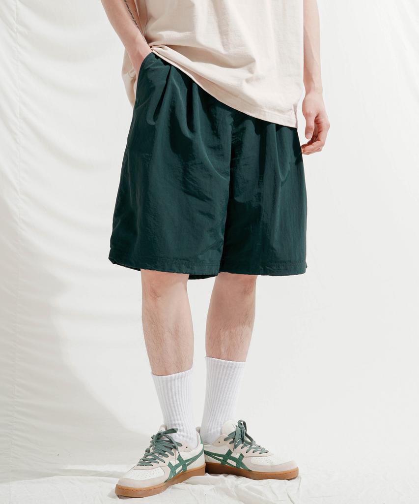 JEMUT Easy Summer Nylon Half Pants Dark Green Oysp2566