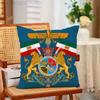 Imperial Coat of Arms National Emblem Pillow Case Plush Pillow Cases Home Decoration Pillow Cover for Sofa Bed Chair Living Room