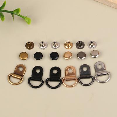 10 Sets D Ring Buckle For Repair Bags Hiking Climbing Boots Practical Repair Buckles Diy Craft Bag Metal Decorative Accessories