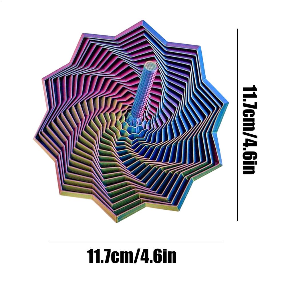 3D Basılı Genişletilmiş Duyusal Fidget Yıldız Fraktal Fidget Altıgen Spiral Stres Önleyici Duyusal Araçlar Ofis Stres Giderici Hediyeler