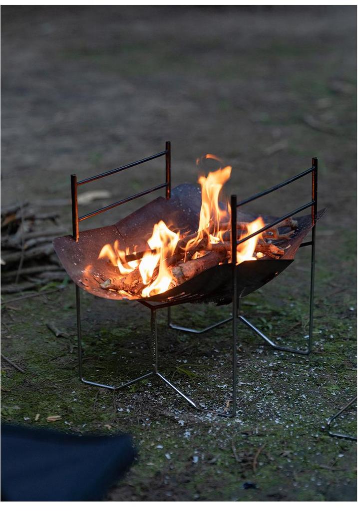Keman SOLO-A4 Portable Outdoor Folding Fire Pit & BBQ Grill