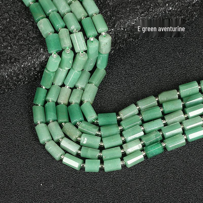 

Желтый тигровый глаз, черный турмалин, лазурит, зеленый авантюрин и черный рутиловый кварц, цилиндрические бусины, 8x11 мм 8x11mm (Approx. 31 beads)