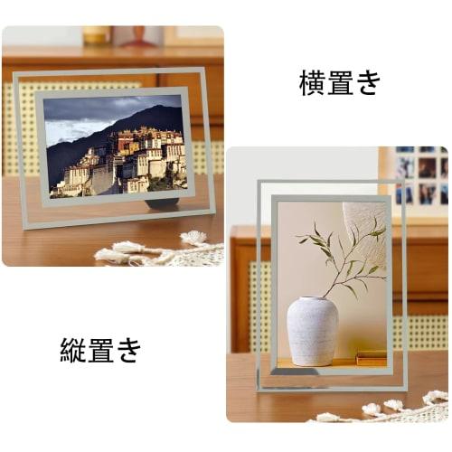 Laiqianle Glass Photo Frame, Certificate Frame, Vertical/Horizontal A4 Frame, Stylish Poster Frame for Certificates, Permits, Awards, Welcome Boards,