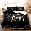 Korn Rock Bedding Set Single Twin Full Queen King Size Bed Set Adult Kid Bedroom Duvetcover Sets Anime Parure De Lit Bed