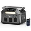 IEE P1800 1800W Portable Power Station, 1024Wh LiFePO4 Battery Solar Generator, 11 Output Ports, 1.2 Hours Fast Charging, App Control