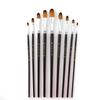 ONE HAPPY CHOICE 9-Piece Long Handle Artist Paint Brush Set, Filbert (Long Handle)