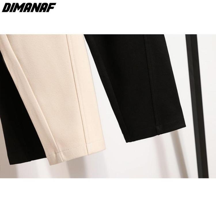 Winter Plus Size Harem Pants Women Loose Casual Thick Cotton Wool Trousers Elastic Waist Solid Long Pants