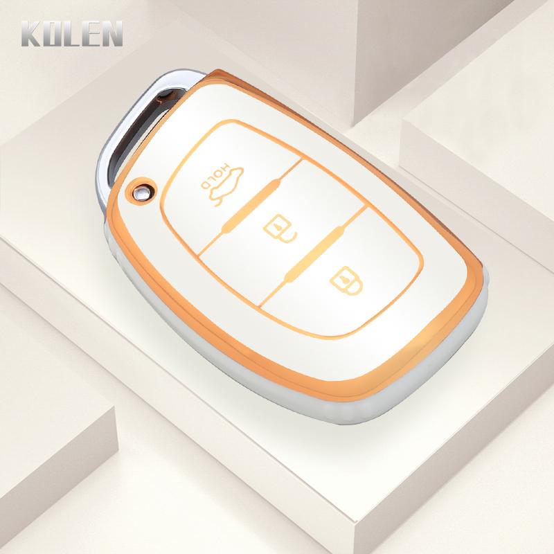 Fashion Tpu Car Remote Key Case Cover Shell For Hyundai Tucson Sonata Fe Creta Ix25 Ix35 Ix45 Solaris Elantra Accent I10 I20 I30