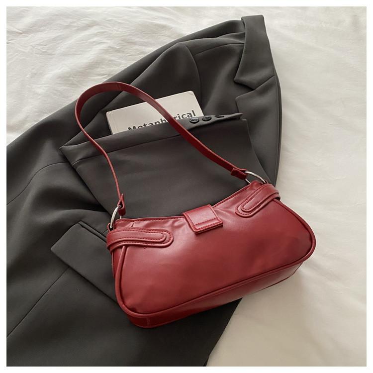 Street Style Pu Small Square Bag With Magnetic Closure For Daily Use