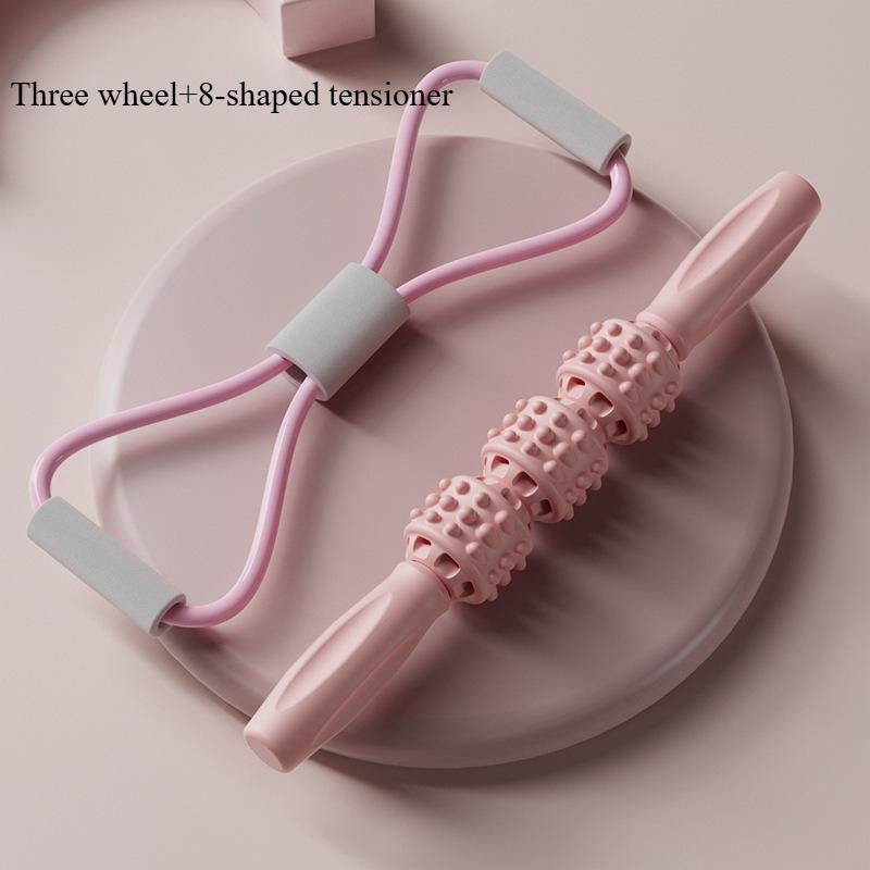 Massage Stick Wolf Teeth Stick Fitness Muscle Relaxation Massage Roller Yoga Fascia Langya Stick