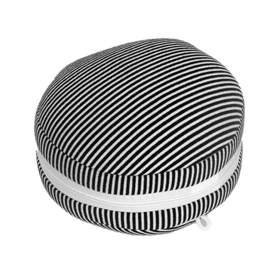 Travel 2-in-1 Neck Pillow Portable Neck Pillow with Eye Mask Zippered Neck Pain Relief Pillow