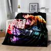 Cartoon A-Attack On Titan Printed Blankets Picnic Blanket Warm Flannel Blankets Home Bed Linings Blankets for Beds Birthday Gift