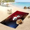 Bournemouth Fußball Druck Strandtuch, Großes Weiches Schnelltrocknendes Handtuch für Strand Camping Schwimmen