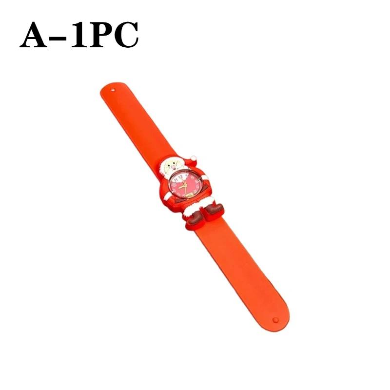 1-10PCS Christmas Gift Cartoon Pop Circle Watch Kindergarten Class Birthday Sharing Gift Electronic Watch