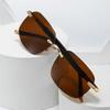 X2018 Rimless Metal Sunglasses for Men - Ideal for Fishing & Driving, Trendy Women's Fashion Accessory