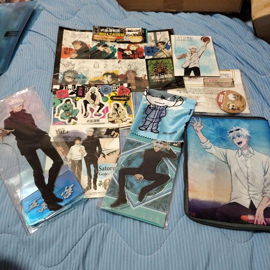 Used Jujutsu Kaisen Gojo Satoru acrylic stand etc. bulk sale set