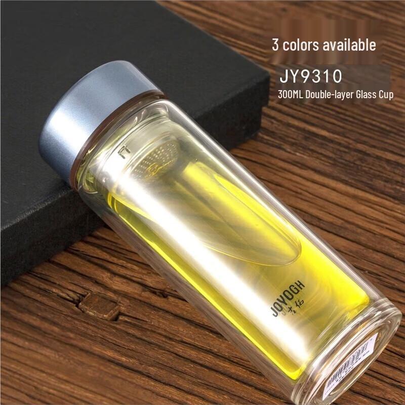 JOYOGH Double-Layer High Borosilicate Glass Tea Infuser Cup