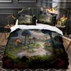 Houba Pohádkový les Povlak na přikrývku Kouzelná liliputka Kreslený Houba Rostlina Povlečení Fantasy Garden Polyester Povlak
