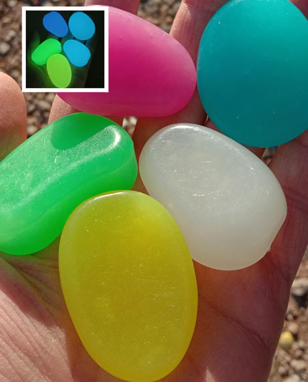 

Крупные светящиеся камни для ландшафтного дизайна аквариума и сада, 4,5 см