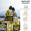 Love Softball Customize Your Name Blanket Gift Personalized Blanket Soft Warm Cozy Versatile for Office Nap Bed Living Room All-Season Use
