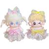 Lace Doll Dress Set 10CM Miniature Dress Suit Creative Doll Clothes  Cotton Stuffed Doll