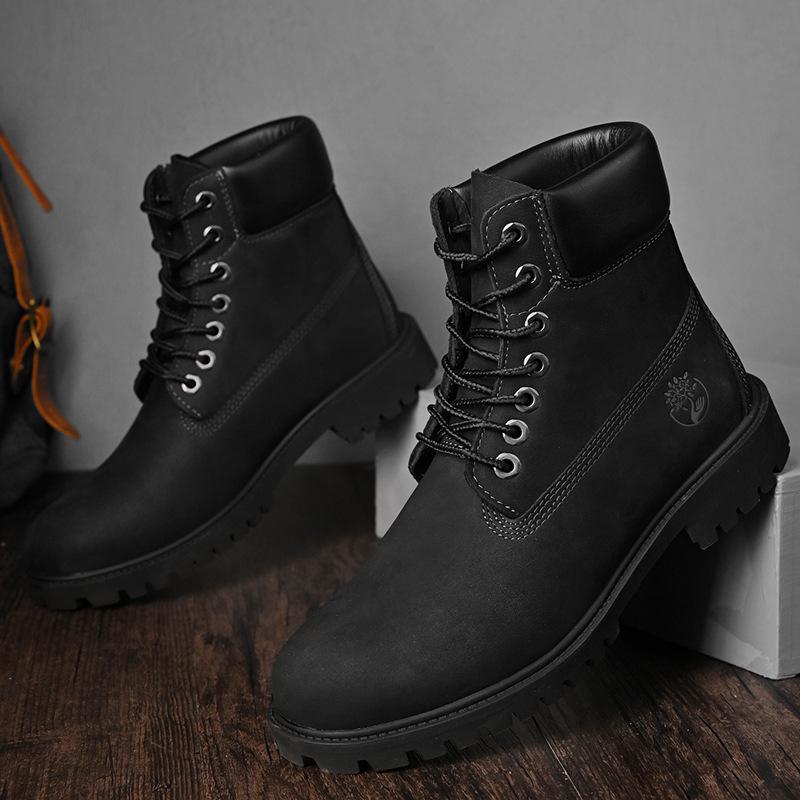 Herbst 2023 Martin Boots: Herren- und Damen-Echtleder mit innerer Absatzvergrößerung und vielseitiger dicker Sohle