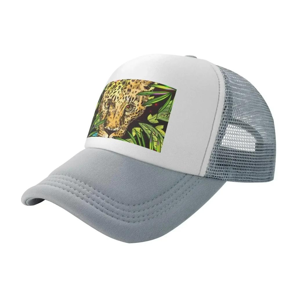 Tropic Sea Life Gray Mesh Baseball Cap Sun Visor Hat WoUnisexs Unisex Sun Hats Sport Cap Trucker Hat