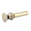 G1 1 4  Brass Bathroom Basin Sink Pop Up Drain Assembly with Overflow (Zirconium Gold)