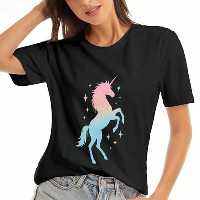 Unicorn Magical  Cotton T Shirt, Pure Cotton HighQuality Print, Durable, Casual And Fashionable, Featuring A Cute Unicorn With The Words IM 100% MAGIC