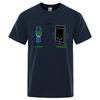 I'm your father Funny phone T-Shirts Men Fashion Casual Short Sleeve Crewneck Breathable Tops Cotton Summer Tee Clothing Men's