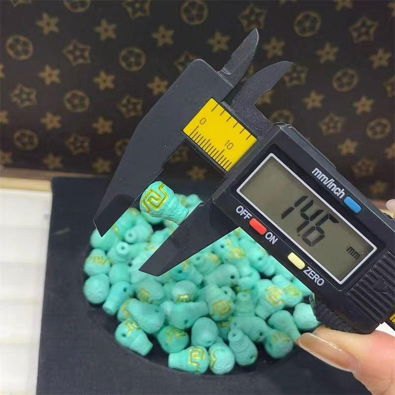 

Turquoise Loop Tee DIY Accessories Hand Woven Hand Rope Necklace Collectables-Autograph Rosary Fashion Ornament Spacer Beads Turquoise Pallet Tee [One]]
