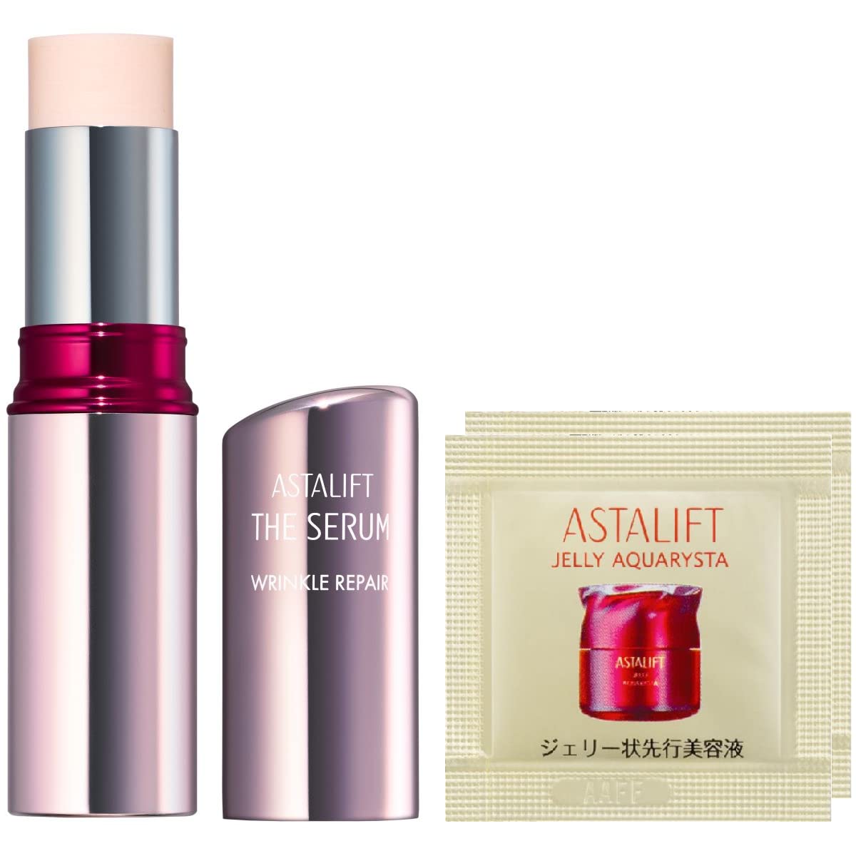 Astalift The Serum Wrinkle Repair Medicated Beauty Serum Store Morning Application for Includes 2 Jelly Samples Wrinkle-Improving (Morning Use,