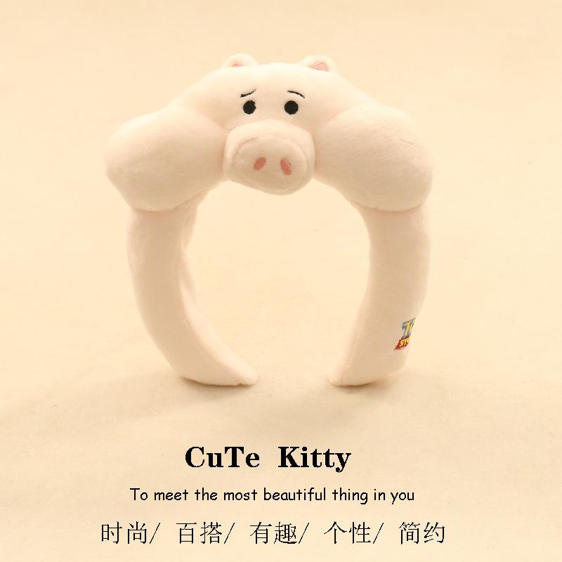 Cartoon Lotso Judy Pooh Bear Figures Cute Hair Hoop Headwear Women'S Wash Face Hoop Party Surprise Hair Accessories Gifts
