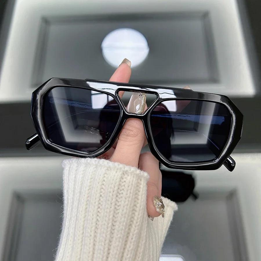 Retro Square Sunglasses Women Men Brand Designer Vintage Sun Glasses Female Male Fashion Mirror Travel Punk