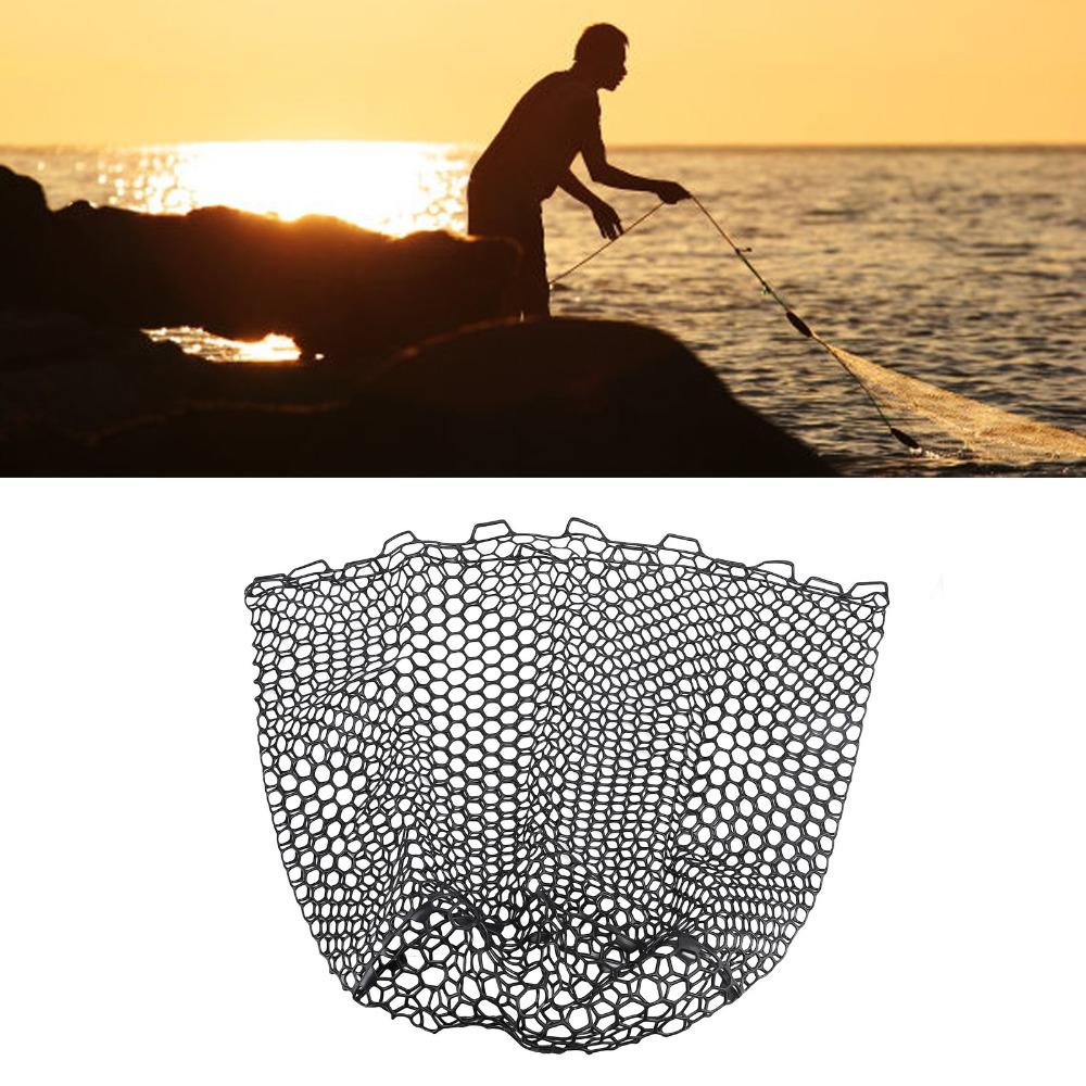 59cm Diameter Fishing Replacement Net PVC Fishing Landing Mesh  Freshwater Saltwater