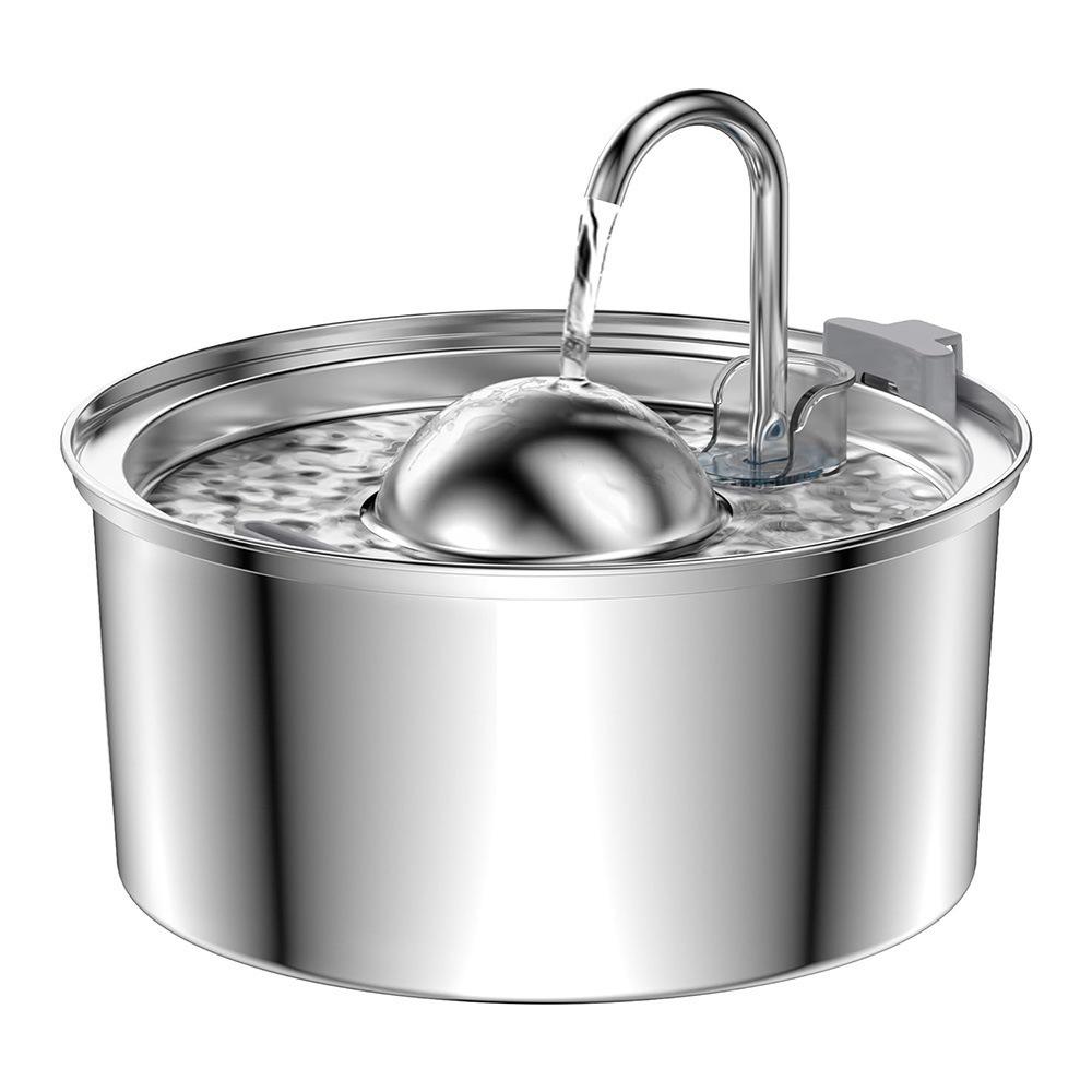 3.2L Stainless Steel Automatic Pet Water Fountain for Cats and Dogs