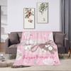 Coperte Sugarbunnies Morbida Calda Coperta Plaid in Flanella Biancheria da Letto per Letto Soggiorno Picnic Viaggio Casa Divano