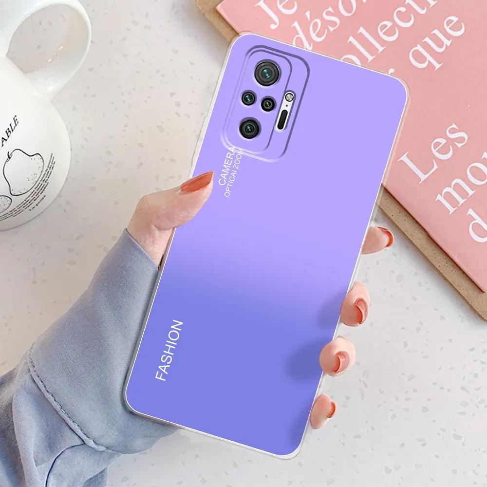 For Redmi Note10 Case Note 10s Back Cover Note 10 5G Case Clear Phone Funda Redmi 10 10C Soft Silicone Case For Redmi Note10 Pro