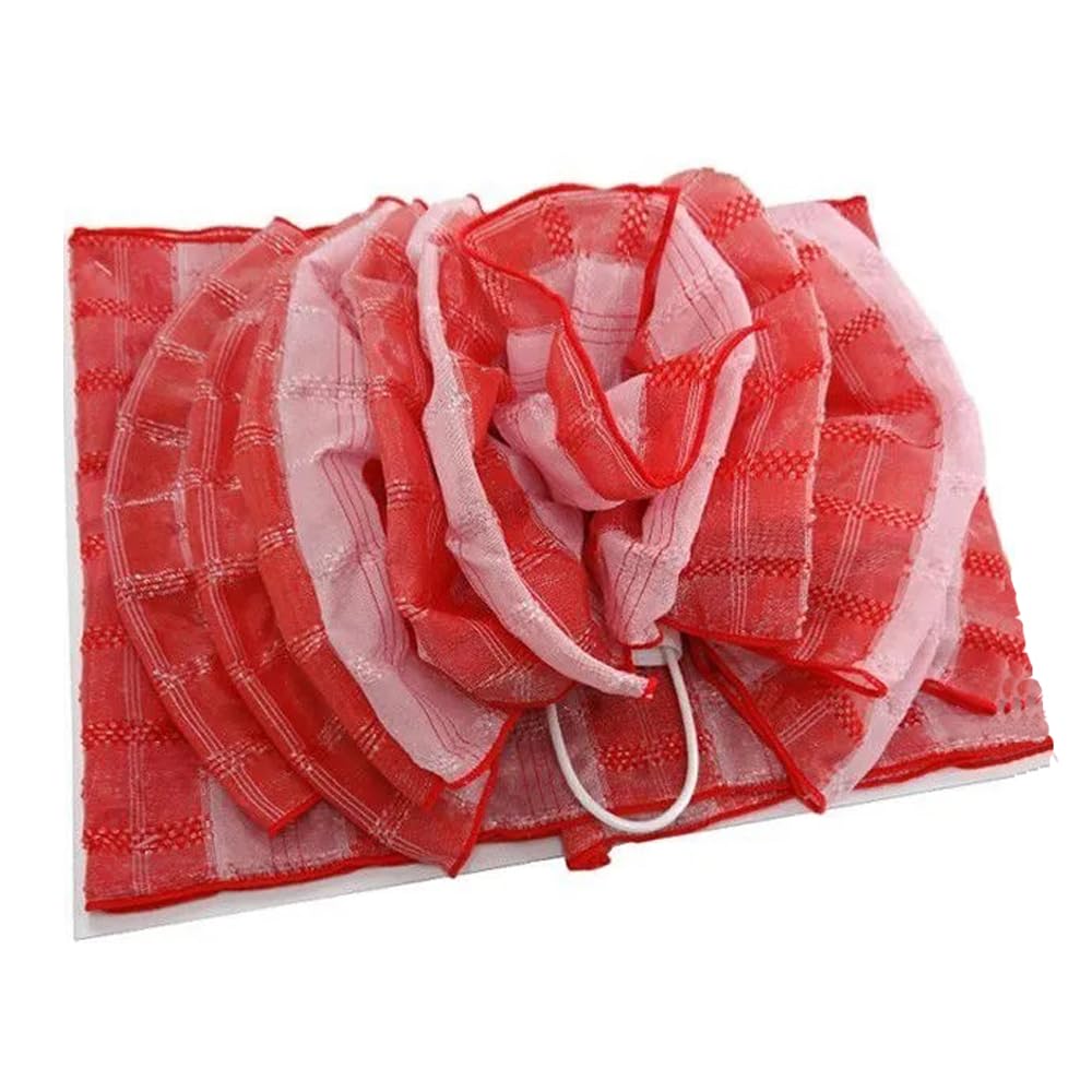 

Пухнастий Квітковий Хейко Обі Хейко Легкий і зручний, тому що це зроблений обі [Кімоно Юмі] (Дитячий Обі) [Червоний] червоний