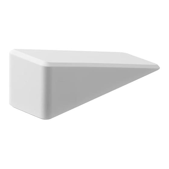 Yamazaki Jitsugyo 10870 Magnetic Silicone Door Stopper White W3.3 X D10.6 X H4cm Tower Indoor Entrance Door Magnetic Storage