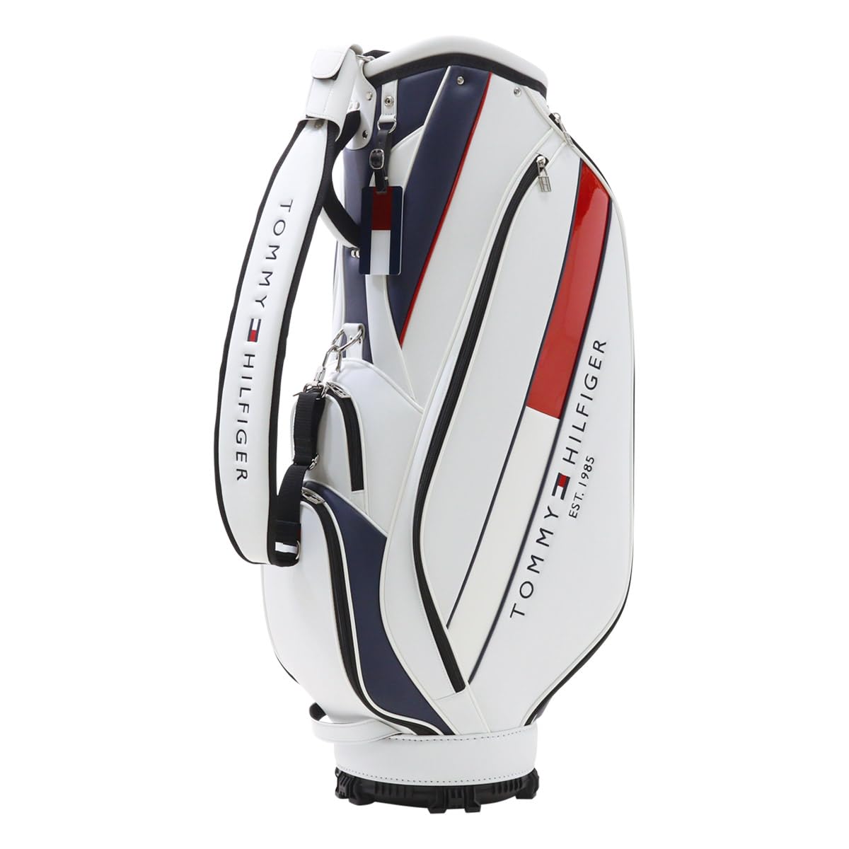 

[Tommy Hilfiger] Golf Caddy Bag Cart Type 5 Division 9 Type Compatible with 46 Inch 3.2kg Basic THMG4SC5 [00] White