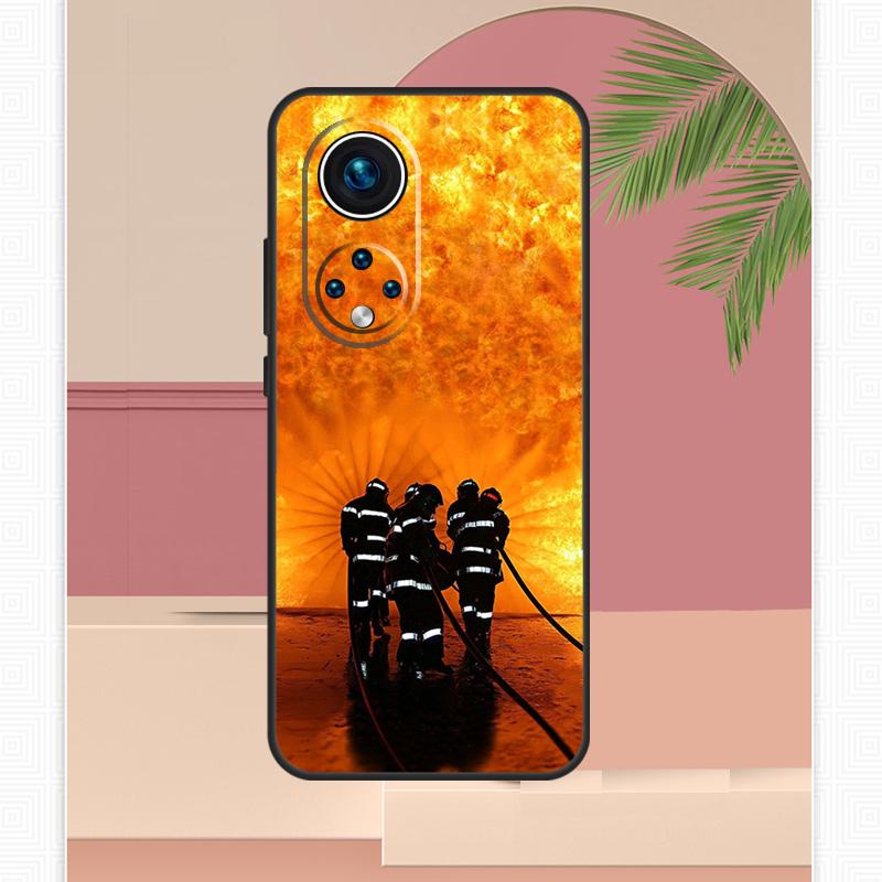 Firefighter Fire Fireman Case For Honor Magic 7 Lite 5 6 8 Pro Honor 400 200 X9c X9b X9a X8b X8a X8c 50 70 90 Cover