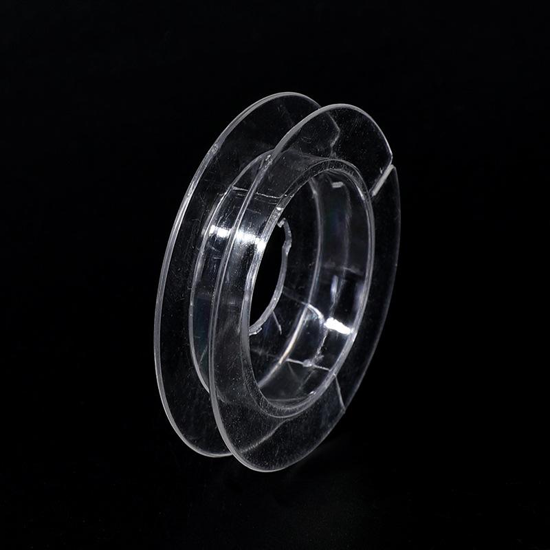 Transparent plastic reel DIY spool, reel reel spool, transparent wheel handmade fishing line jewelry spool