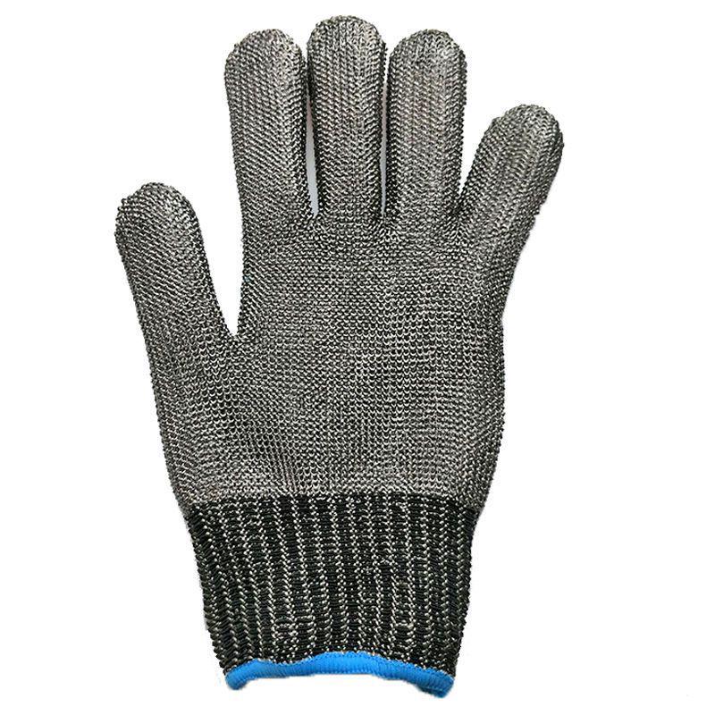 

Одиночная перчатка из нержавеющей стали 316 с пятью пальцами, устойчивая к порезам