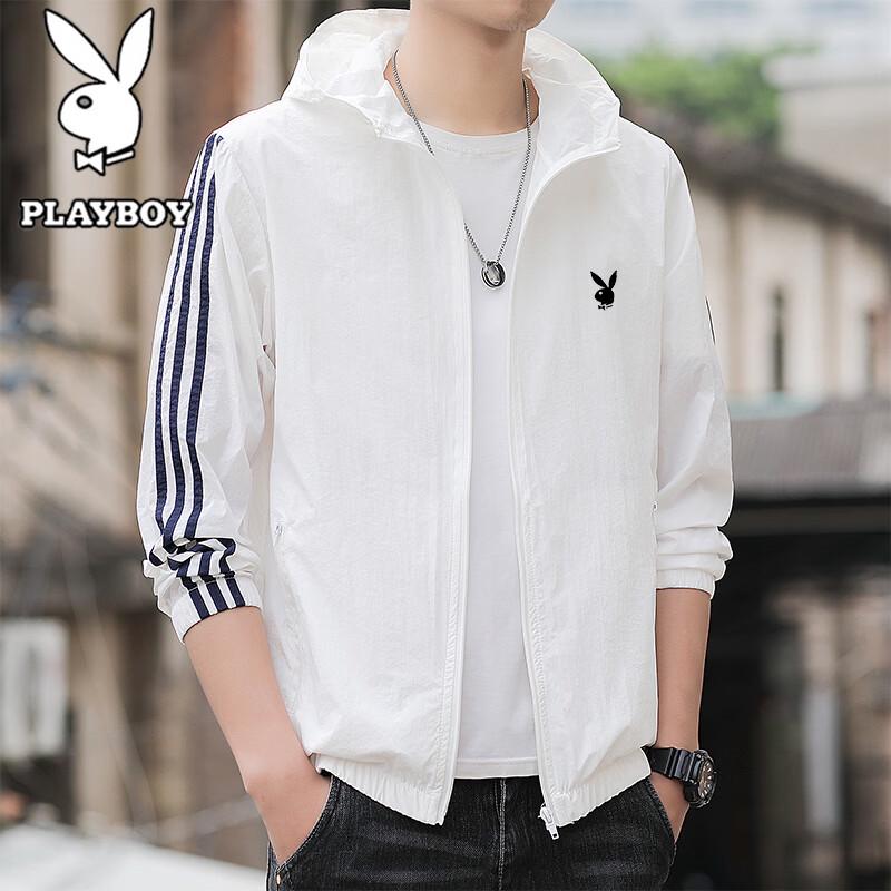 PLAYBOY Men s Hooded Sun Protection Jacket L